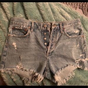 AGOLDE PARKER CUTOFF SHORTS